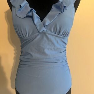 Kona Sol Tan and Blue Swimsuit